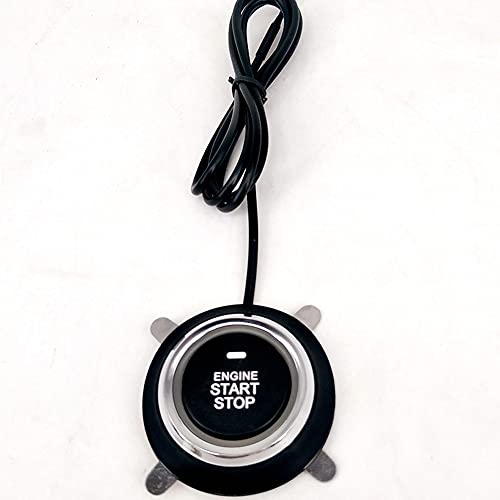 ERYUE Car Start System, 9Pcs Car SUV Switch Keyless Entry Engine Start Alarm System Push Button Remote Starter Stop Auto Anti-Theft System - Image 4