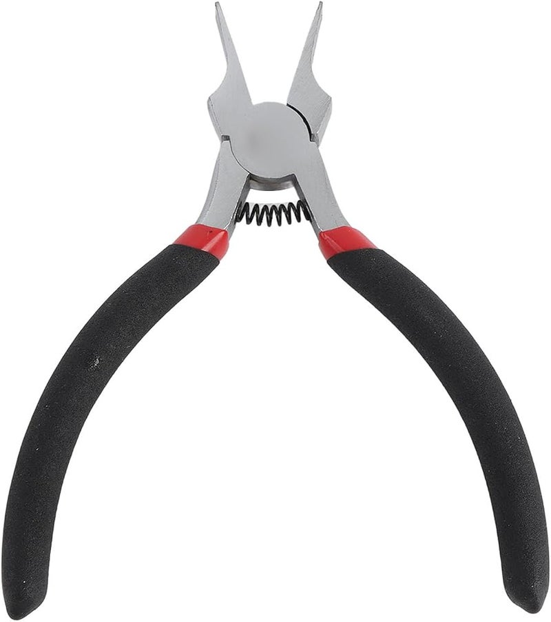 Dpofirs Slim Flat Nose Pliers, Ergonomic Grip Accurate Shaping Multifunctional Flat Nose Jewelry Pliers for Jewelry Making - Image 5