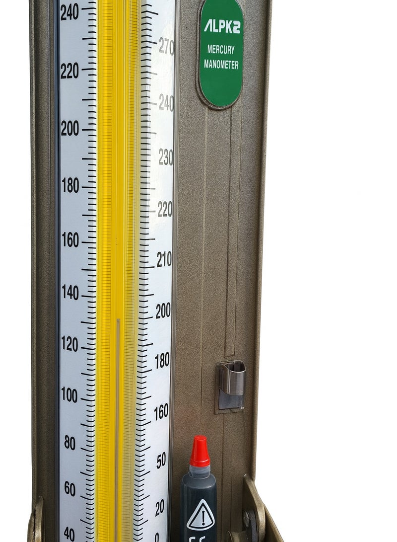ALPK2 Mercury Sphygmomanometer Manual Blood Pressure Monitor – High Accuracy Medical Device - Image 2