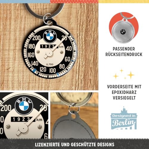 Nostalgic Art Nostalgic-Art 48016 BMW-Tachometer, Key Chain Round 4 cm, 4cm, Colourful - Image 2