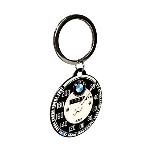 Nostalgic Art Nostalgic-Art 48016 BMW-Tachometer, Key Chain Round 4 cm, 4cm, Colourful - Image 1