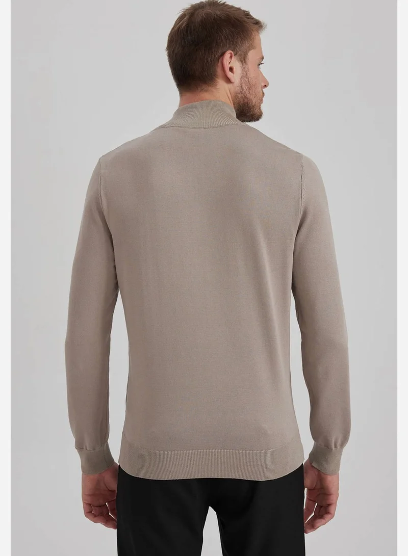 DeFacto Half Zippered Sweater