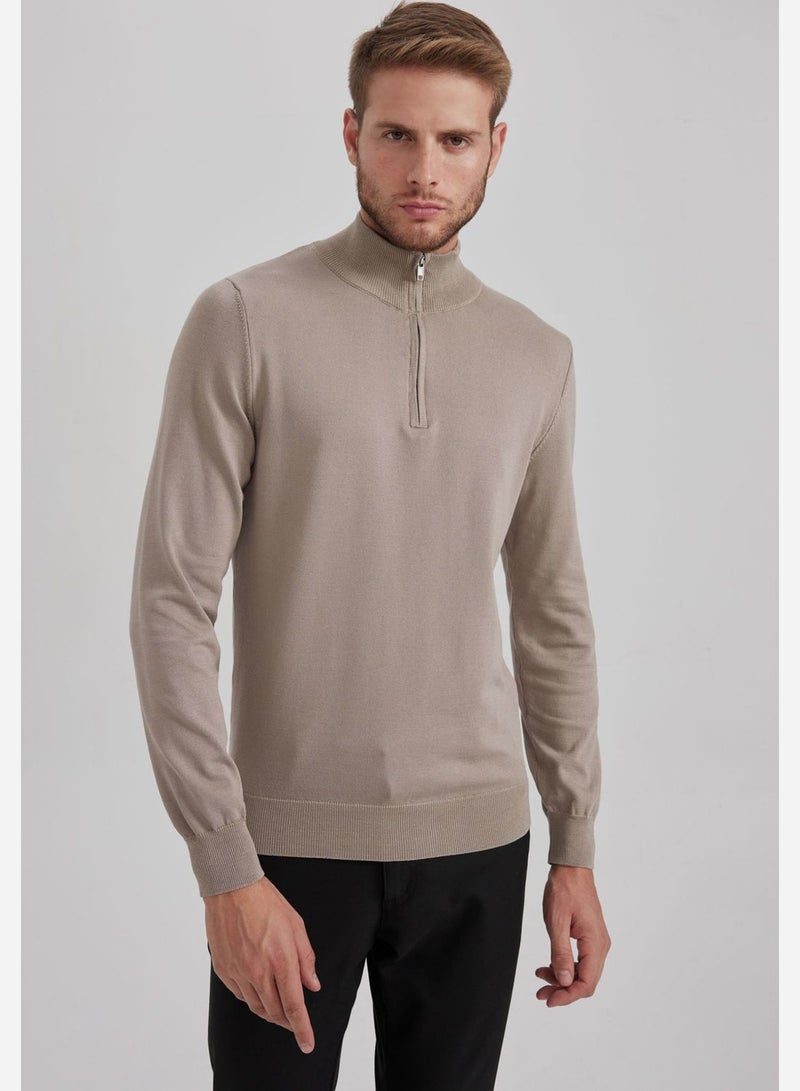 DeFacto Half Zippered Sweater  - Image 2