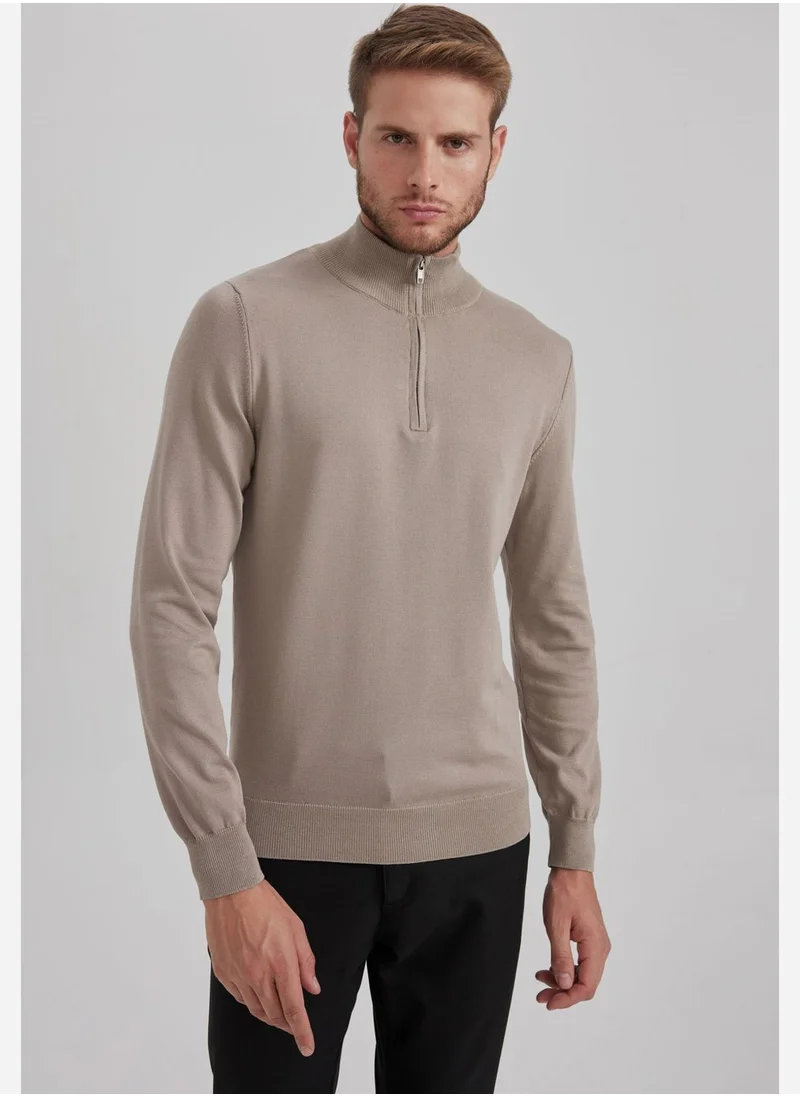 DeFacto Half Zippered Sweater