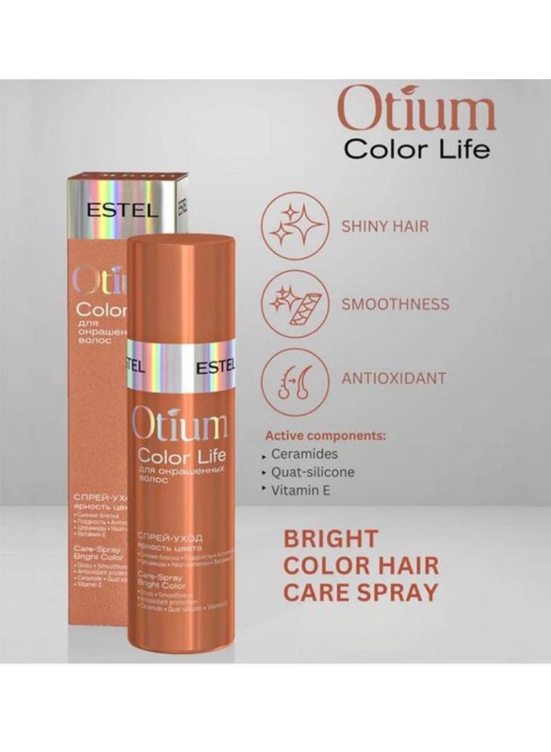 Estel Otium Color Life Bright Color Care Spray | Leave-In Color Protection, UV Shield & Shine | Anti-Fade for Colored Hair  ⸻