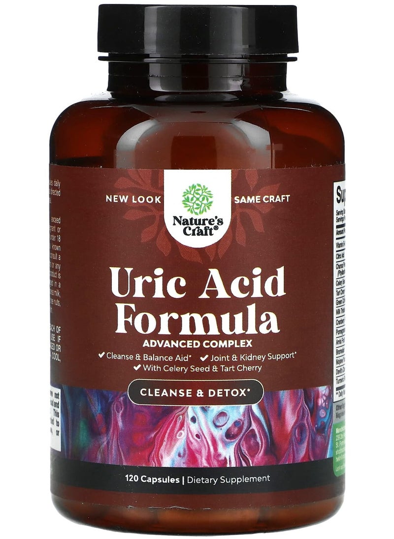 Nature's Craft - Uric Acid Formula, 120 Capsules - Image 1
