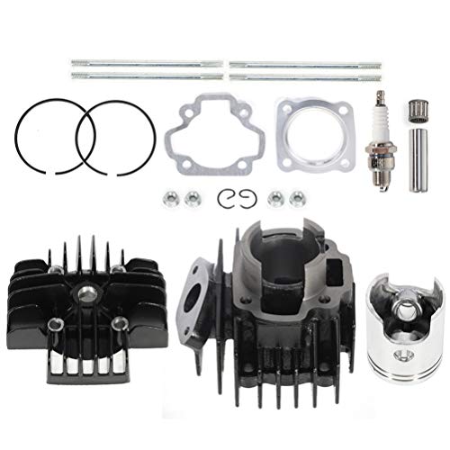ECCPP New Cylinder Piston Ring Gasket for 1981-2009 for Yamaha PW50 60cc Compatible fit for Cylinder Piston Gasket Top End Kit 4J2-11111-00-00 - Image 1