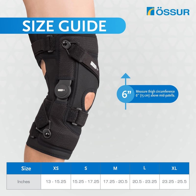 Ossur ssur Formfit Knee MCL Support  Adjustable Compression Brace for Medial Collateral Ligament Men  Women  Orthopedic Solution for Knee Stability Pain Relief and Injury Recovery Right Large - Image 4