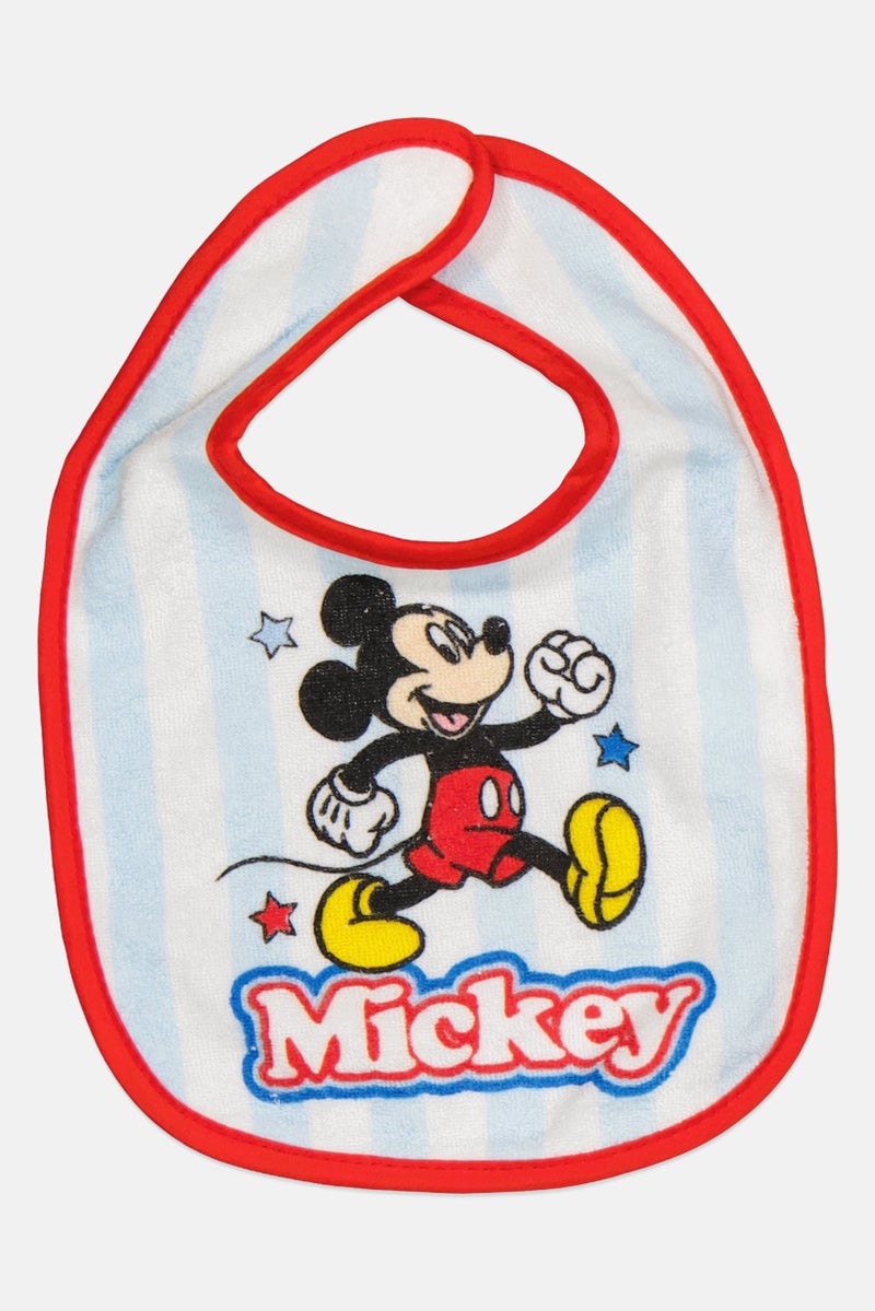 Danawares Toddlers Boy Disney Mickey Mouse Print Bib, Multicolor - Image 1
