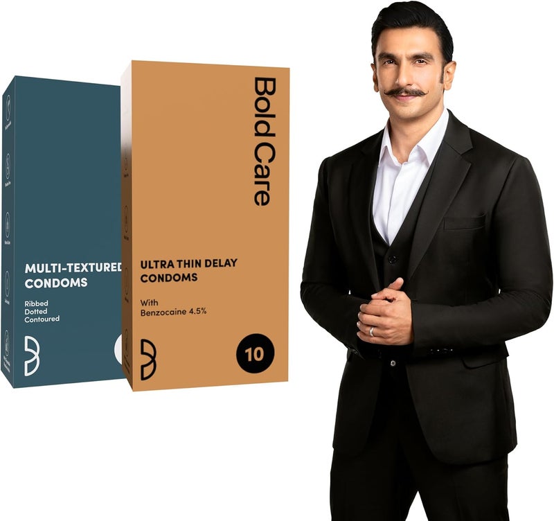Bold Care Multi-Textured and Ultra Thin Delay Condoms - Image 1