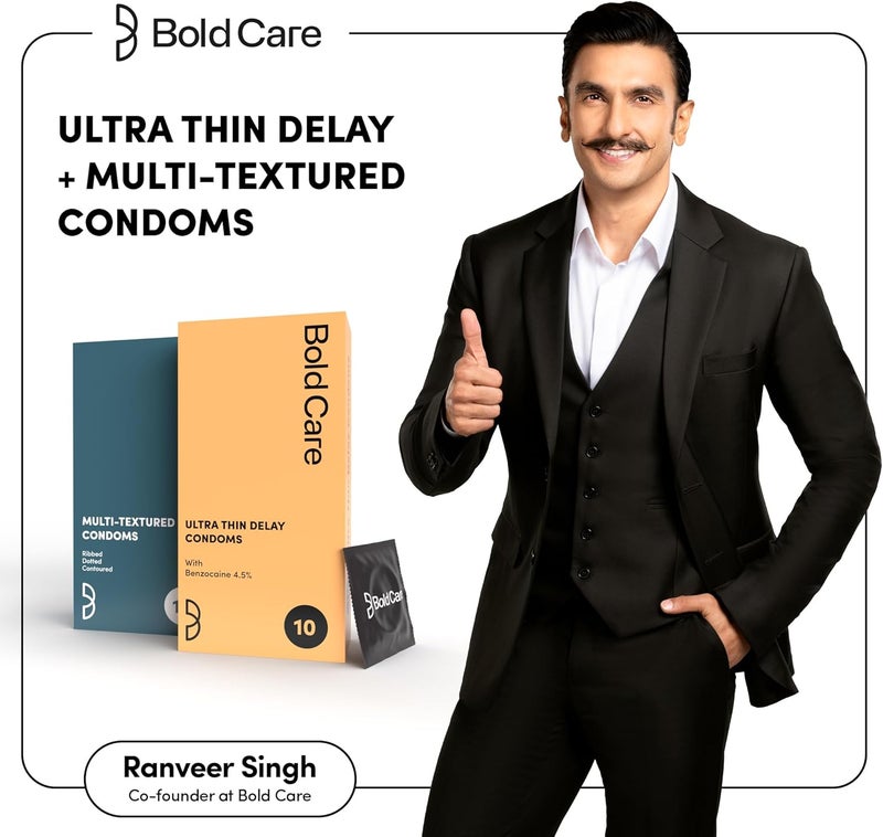 Bold Care Multi-Textured and Ultra Thin Delay Condoms - Image 2