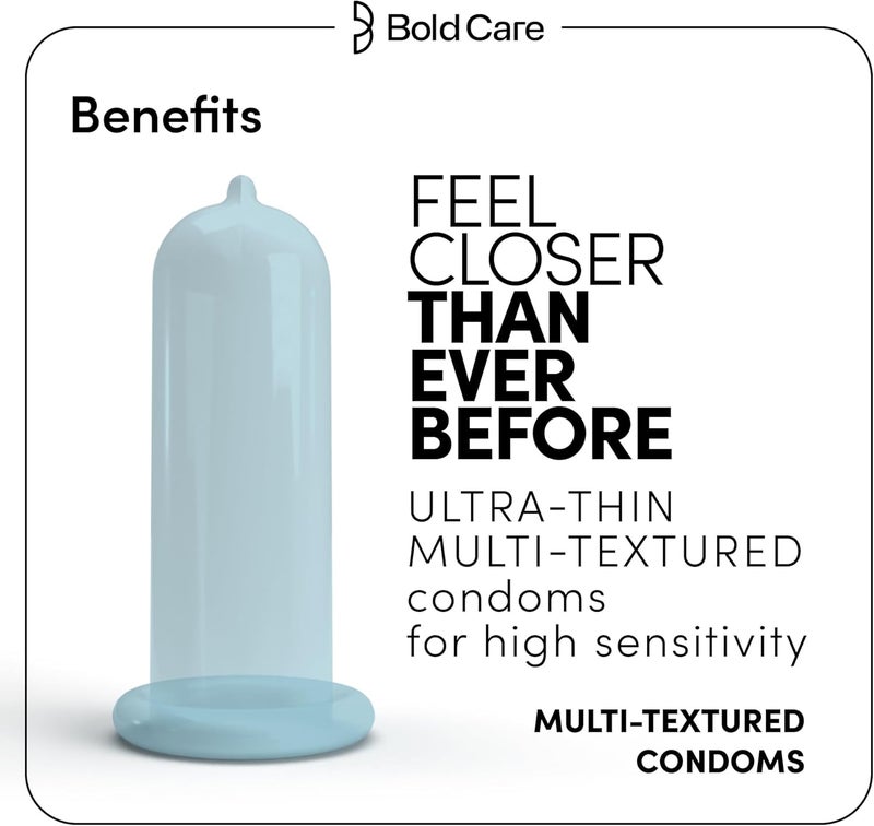 Bold Care Multi-Textured and Ultra Thin Delay Condoms - Image 4