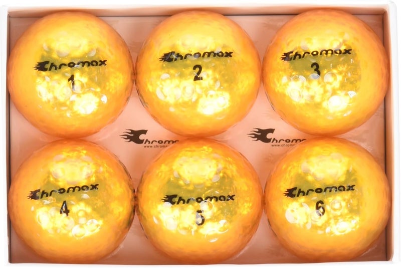 Chromax كرات جولف ملونة معدنية M5 (عبوة من 6) - Image 2