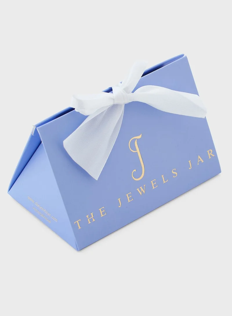 THE JEWELS JAR Star Sparkle Dangle Earrings