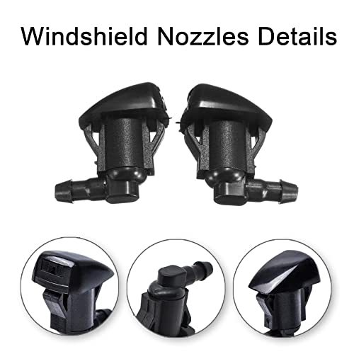 YIENAKFUN Toyota Windshield Washer Nozzles Kit - Replaces OEM #85381-AE020, Fits 04-10 Sienna, 05-12 Corolla, 04-08 Solara, 00-05 Tundra - Image 2
