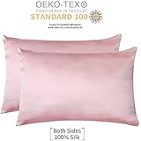 Jocoku Jocoku 100% Mulberry Silk Pillowcases Set of 2 for Hair and Skin and Super Soft and Breathable Standard Size  - Image 1