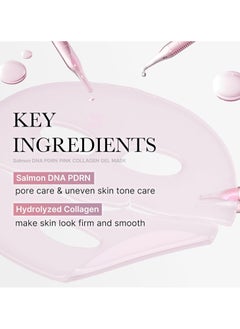 Medicube Medicube Salmon DNA PDRN pink collagen jelly gel mask | overnight face mask for glass glow skin- elasticity, hydrating, firming and moisturizing | korean skincare, 28g, 1ea  - Image 5
