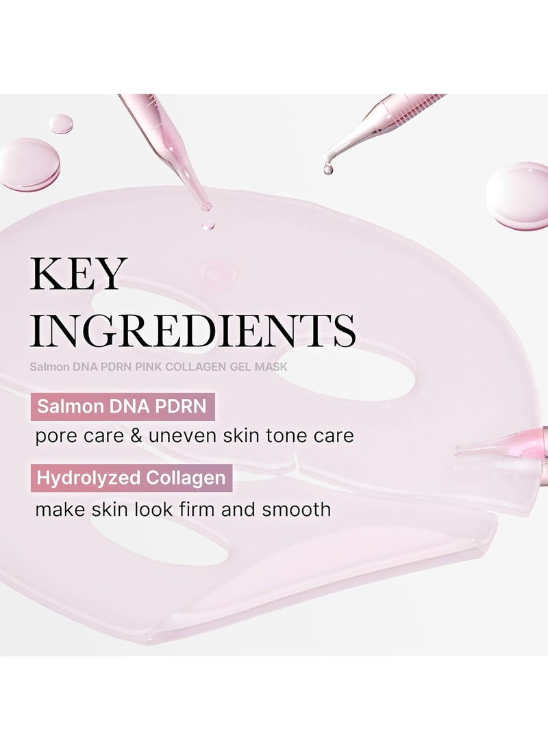 Medicube - Medicube Salmon DNA PDRN pink collagen jelly gel mask | overnight face mask for glass glow skin- elasticity, hydrating, firming and moisturizing | korean skincare, 28g, 1ea - Image 1
