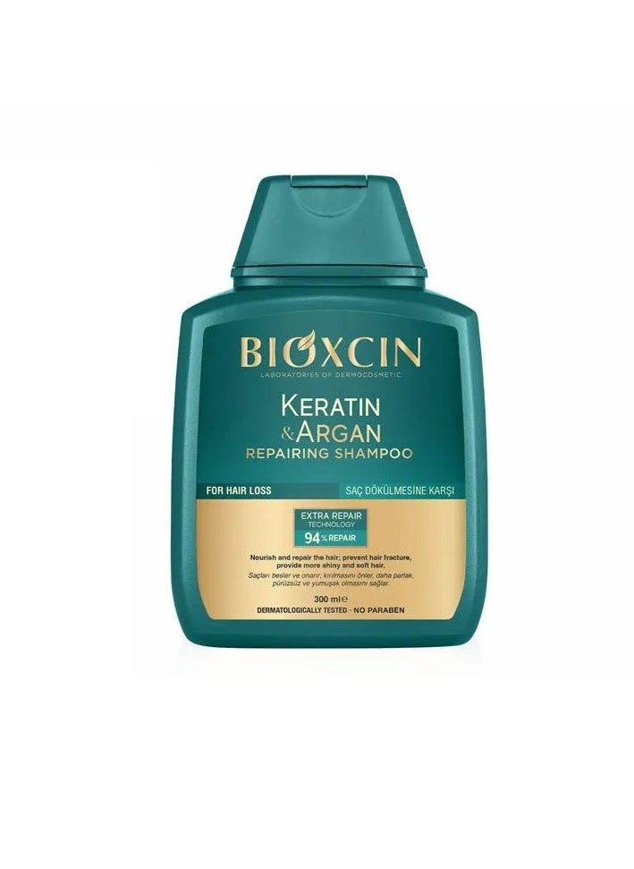 BIOXCIN - Bioxcin Keratin and Argan Repair Shampoo 300 ml - Image 1