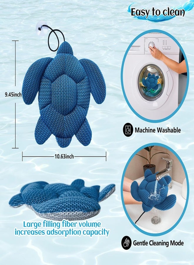 Quttisay Hot Tub Scum Absorber for Spa Hot Tub,Hot Tub Accessories for Adults,Hot Tub Sponge.Hot Tub Oil Absorbing Sponge for Spa & Pool Cleaner,Hot Tub Turtle Scum Absorber Keeps Water Clean,1 Pack - Image 4