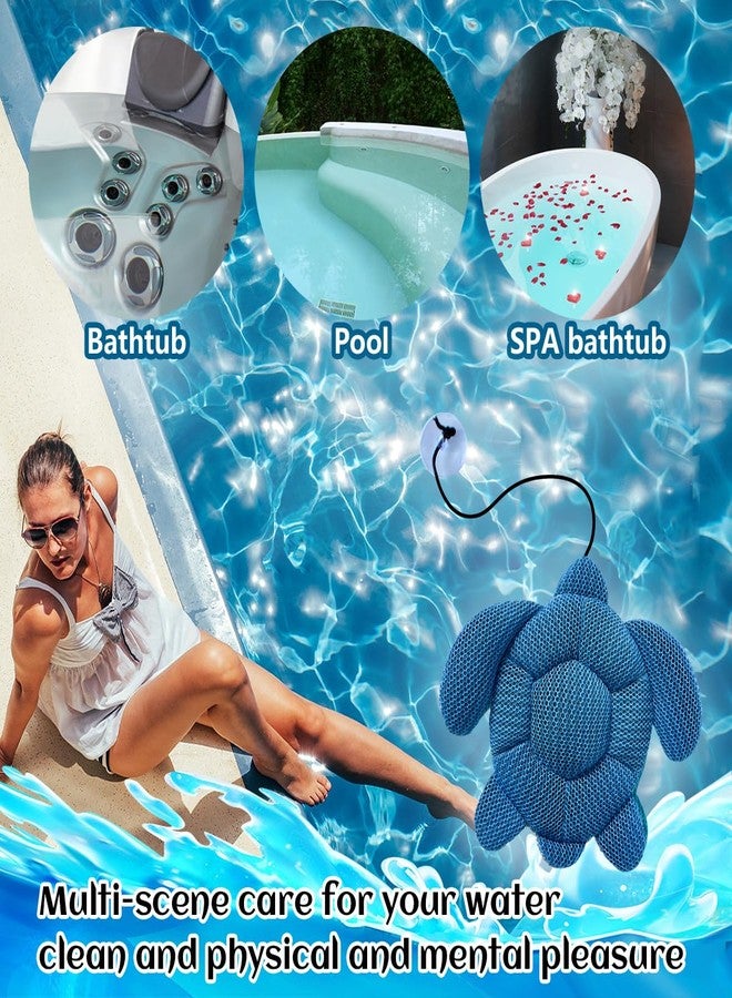 Quttisay Hot Tub Scum Absorber for Spa Hot Tub,Hot Tub Accessories for Adults,Hot Tub Sponge.Hot Tub Oil Absorbing Sponge for Spa & Pool Cleaner,Hot Tub Turtle Scum Absorber Keeps Water Clean,1 Pack - Image 2