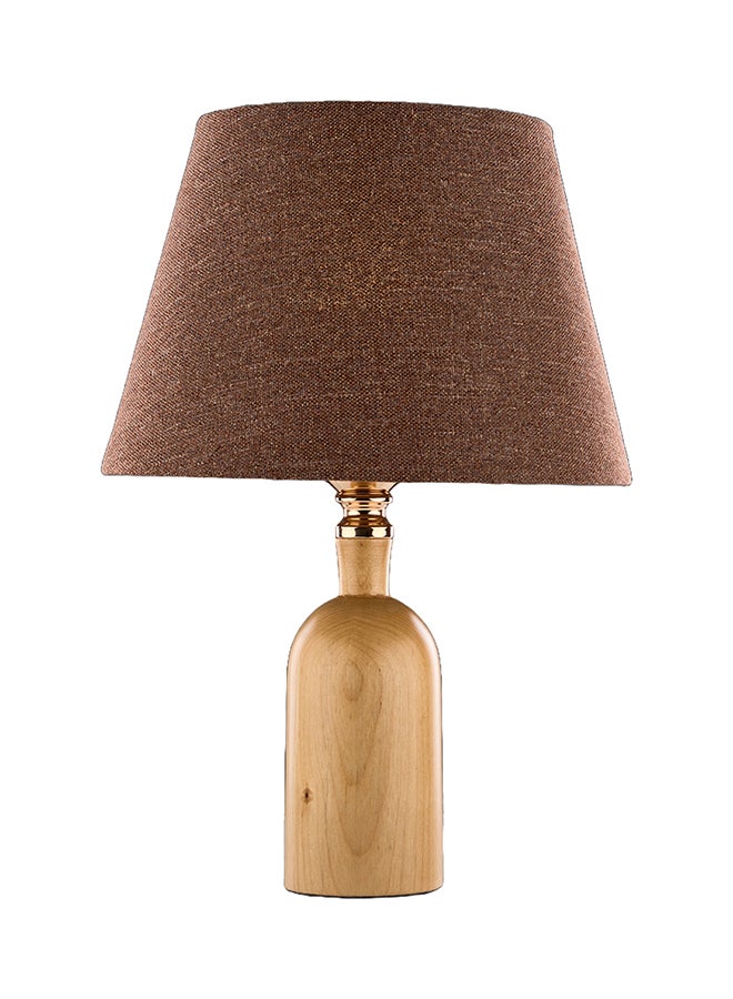 NAGAFA SHOP Vazza 1 Lamp Cremy * Shapoo Brown Table Lamp Tb52C 
