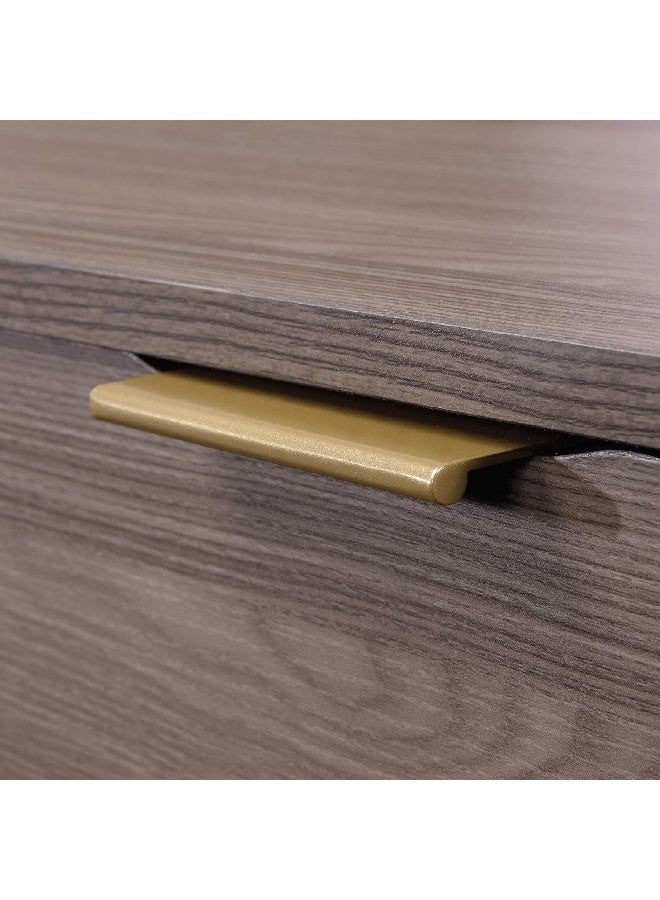 ساودر انترناشونال لوكس مكتب عصري حديث على شكل L دياموند آش 29.75 x 66.12 x 60 بوصة 423302 - Image 2