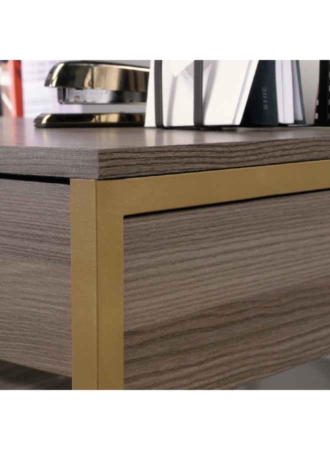 ساودر انترناشونال لوكس مكتب عصري حديث على شكل L دياموند آش 29.75 x 66.12 x 60 بوصة 423302 - Image 3