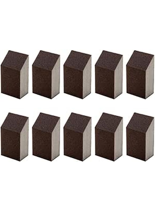10 Pack Emery Sponges Rust Removal Cleaning Pads For Pots Pans Household Kitchen Use - Image 1
