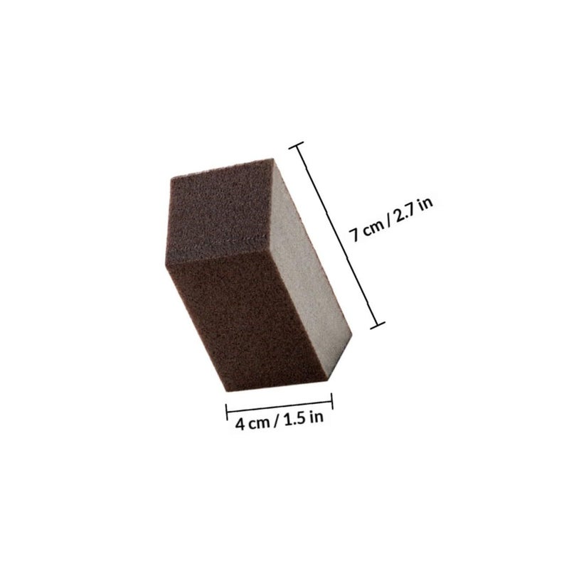 10 Pack Emery Sponges Rust Removal Cleaning Pads For Pots Pans Household Kitchen Use - Image 3