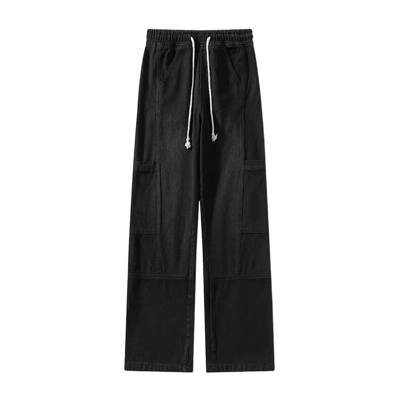Unisex Classic Denim Jeans Loose Fit Daily Outdoor Wear - Image 5