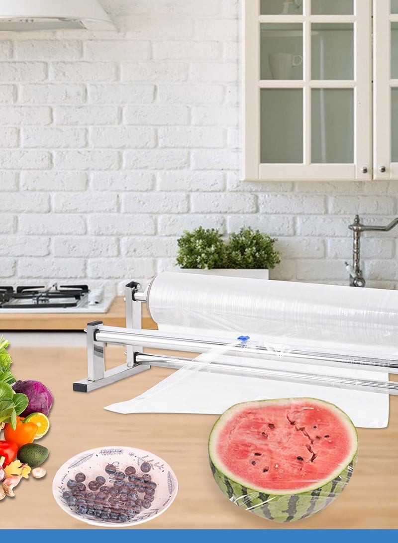 كيدل آلة تغليف يدوية بأغشية مطاطية من الفولاذ المقاوم للصدأ مع موزع وقاطع - معدات تغليف محمولة للاستخدام المنزلي والتجاري والمستودعات - موزع أغشية بلاستيكية، مكبس كرتون، أداة تغليف سطح الطاولة - Image 5