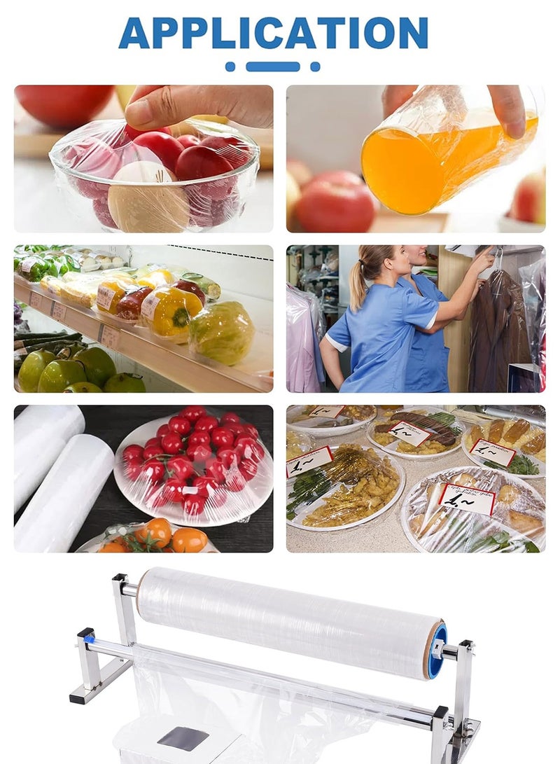 كيدل آلة تغليف يدوية بأغشية مطاطية من الفولاذ المقاوم للصدأ مع موزع وقاطع - معدات تغليف محمولة للاستخدام المنزلي والتجاري والمستودعات - موزع أغشية بلاستيكية، مكبس كرتون، أداة تغليف سطح الطاولة - Image 4