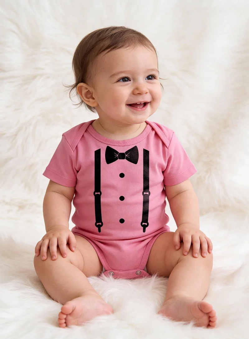 فنكار بودي أطفال وردي بطبعة توكسيدو من Funkaar