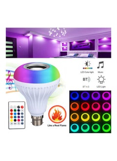 NIBEMINENT 12W RGB Colorful Music LED Bulb With Remote Control White 14X10.00X10.00cm  - Image 5