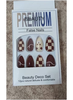 Generic Artificial nails for installation - women's decorations - 12 pieces  - Image 2