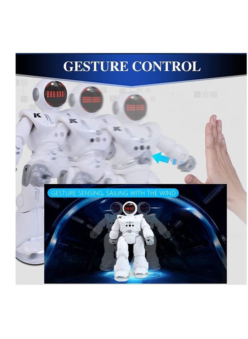 Excefore لعبة روبوت للأطفال، روبوت راقص ذكي، لعبة روبوت للتحكم بالإيماءات RC، 90 دقيقة من عمر البطارية مع تحذير انخفاض البطارية، هدية عيد ميلاد للأولاد والبنات - Image 3