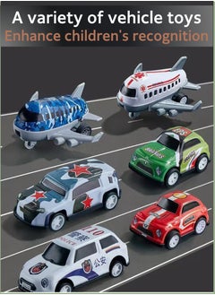 YooA 40 Pcs 6.8cm Pull Back Car Set | Pull Back Toy Cars with Storage Box/Bucket , Back to Force Toy Cars, Alloy Cast Mini Die-Cast Race Cars Vehicles Bulk, Party Favor Cars Toys, Best Gifts for Toddlers（Random storage box, vehicle model random）  - Image 4