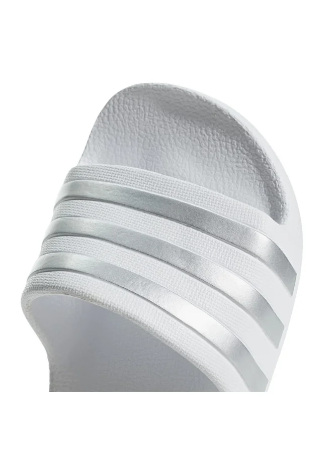 Adidas Adidas Adilette Aqua K U White Sportswear Sandals/Slippers For Kids