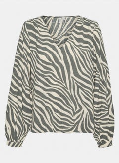 VERO MODA Vmteagan L/S V-Neck Top Wvn Btq Ga 