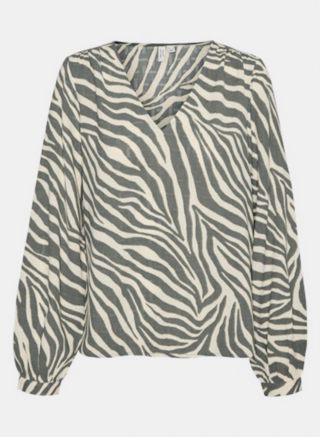 VERO MODA Womens Teagan Longsleeve V-Neck Top