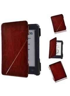 Digma K1 S683G Ebook Reader Smart Cover Protective Case Leather Flip Style European And American Style Customizable Brand-Color:Deep Pink-Applicable Model:digma E63s E63sdg R63s R63sdg