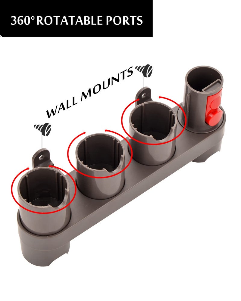 CRAVERLAND Attachments Holder for Dyson,Mount Organizer Tools Accessories Holder for Dyson GEN5 GEN 5 V15 V12 V11 V10 V8 V7 Vacuum Cleaner Docking Station - Image 5