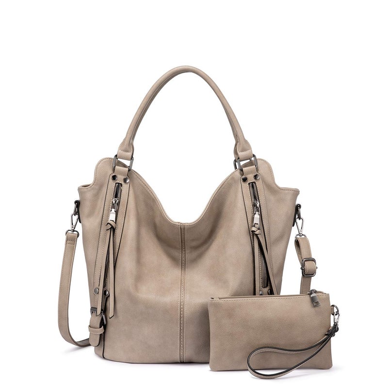 Realer Tote Bag for Women PU Leather Shoulder Bags Fashion Hobo Bags Large Purse and Handbags with Adjustable Shoulder Strap - Image 1