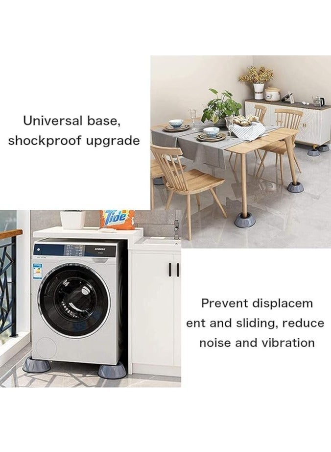 8pcs Anti Vibration Pads for Washing Machine Stand to Prevent Shifting Shaking and Walking for Home Use Shock and Noise Cancellation for Washer and Dryer - Image 2