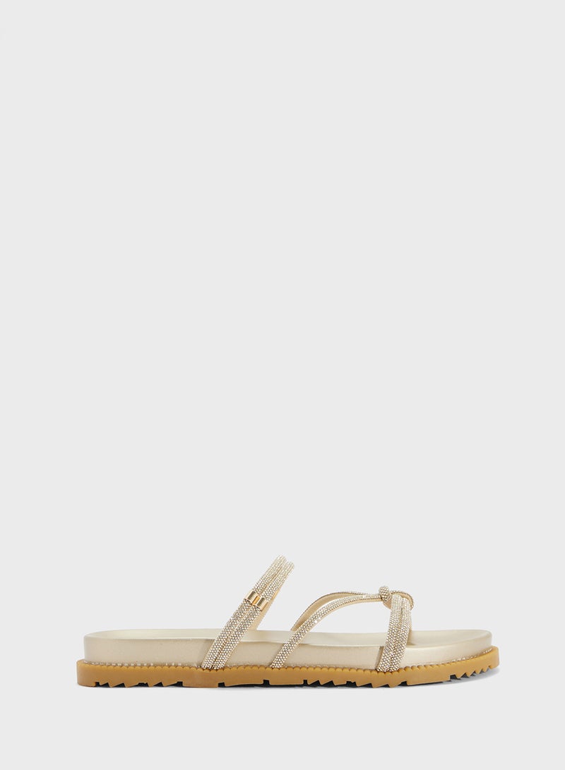 جينجر صندل كاجوال لامع - Image 1