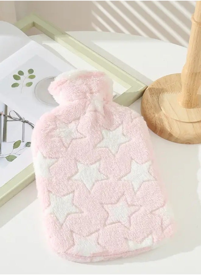 Lifenpure - Hot Water Bottle Bag With Faux Fur Cover - Image 1