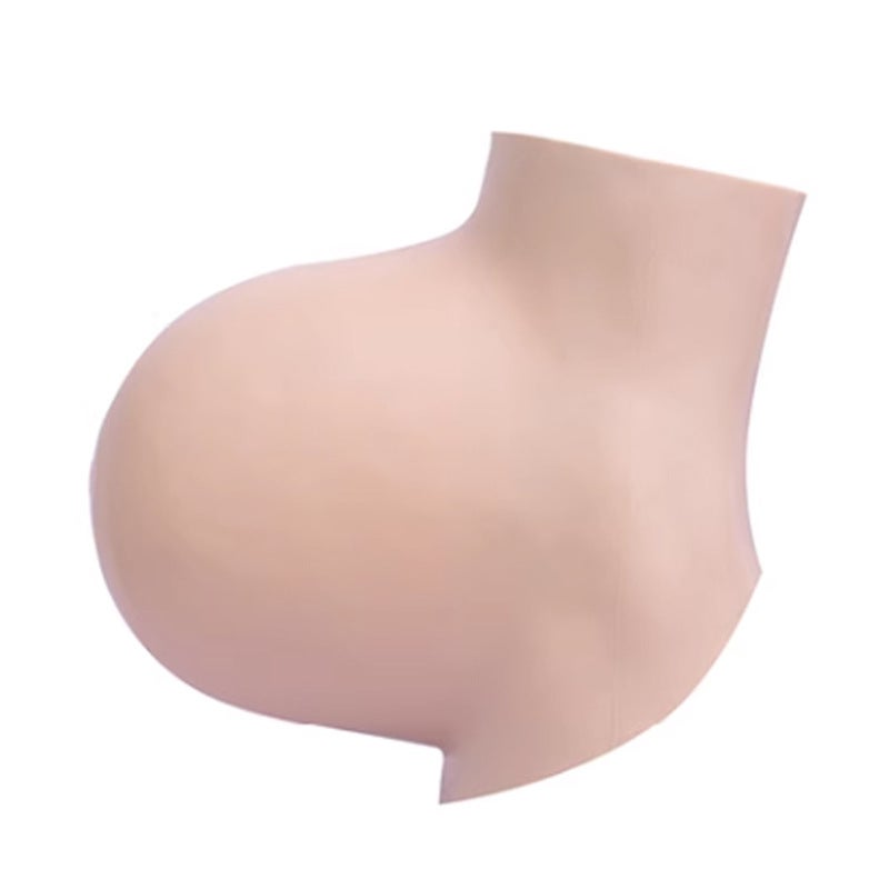 Fake Belly Pregnant Women Simulation Silicone Big Belly Online Celebrity Cos Men Experience Pregnancy Props Pregnant Belly Fake Belly - Image 4
