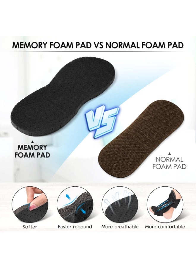 Arabest Plantar Fasciitis Night Splint: Upgraded Brace with Soft Memory Foam Pad | Ankle Brace for Plantar Fasciitis Relief Achilles Tendonitis Relief Foot Drop Heel Arch Pain Black - Image 3