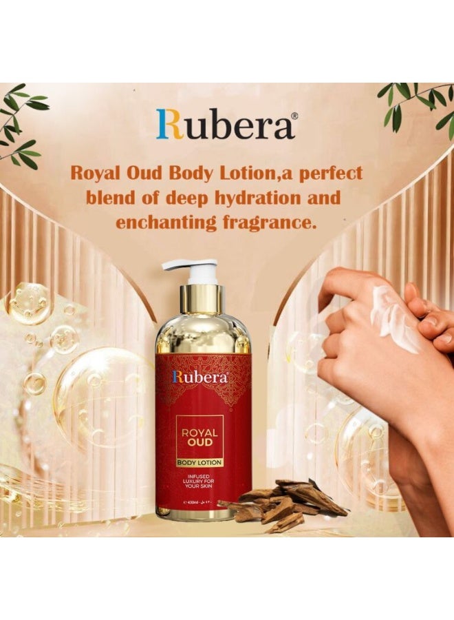 Rubera Royal Oud | Perfect Fragrance | Body Lotion (430ML) - Image 3
